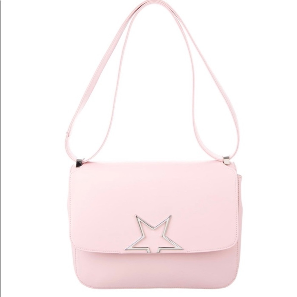 GOLDEN GOOSE Leather Vedette Bag in Pink